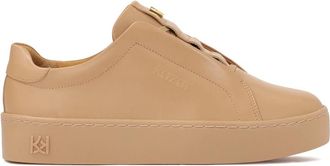 Kazar Beige sneakers op een dikke zool. Dit product valt klein uit. - Dames - Sneakers - Beige - 36 EU - Leer - Schoenen