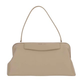 Carven Shoulder Bags, female, Beige, Size: ONE SIZE Carmen Leather Bag