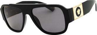 Versace Mens 57Mm Polarized Sunglasses