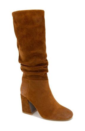 Gentle Souls Iman Slouch Boot in Luggage Suede at Nordstrom, Size 9