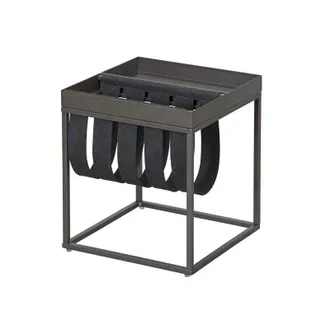 M&S Collection Tavolino Con Portariviste Antracite