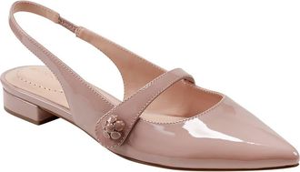 Bandolino Aubriana Slingback Mary Jane Pointed Toe Flat in Lpi01 at Nordstrom Rack, Size 5.5