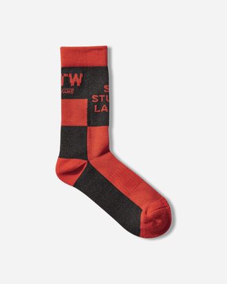 Vans S.R. STUDIO. LA. CA. Socks High Risk Red