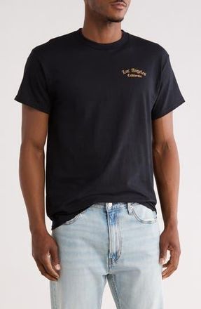 Riot Society Los Angeles Cotton Graphic T-Shirt in Black at Nordstrom Rack, Size Xx-Large