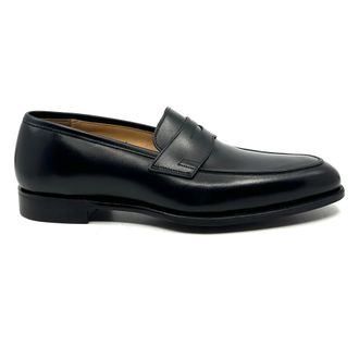 Crockett & Jones Schoenen, Heren, Zwart, 40 EU, Leer, Crawford Moccasin