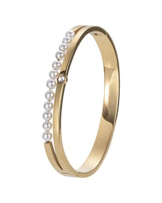 Jean Claude Plated Stainless Steel Bangle Bracelet