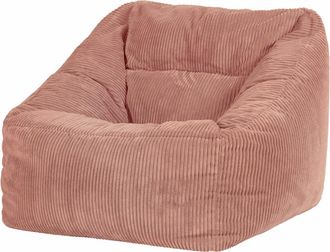 Icon Brand Puf sillón de pana rosa