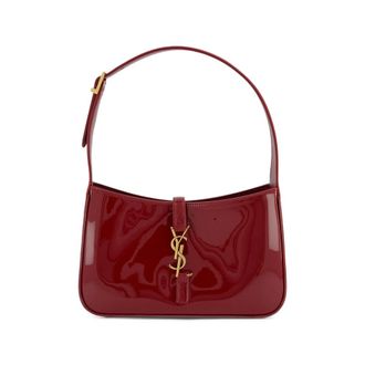 Saint Laurent Le 5 &Agrave; 7 Patent-leather Shoulder Bag