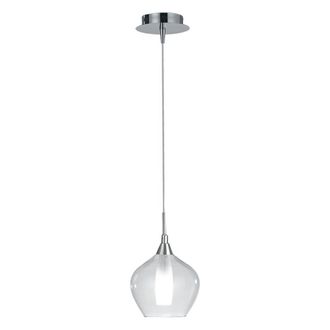 Netlighting SKYLINE Dome Pendant Ceiling Light Transparent 16.7x17.5cm in Grey | Size: 16.7x17.5 cm