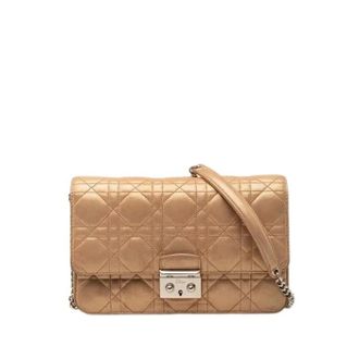 Dior Pre-owned Cross Body Bags, female, Beige, Size: ONE SIZE Pre-owned Miss Promenade crossbody bag