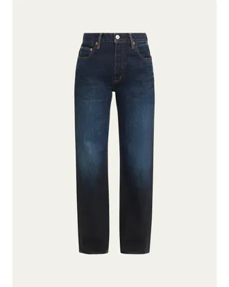Moussy Vintage Monta Straight-Leg Denim Jeans