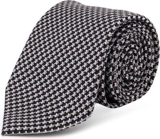 Tom Ford Zijden stropdas met micro-patroon - Heren - Stropdassen - Veelkleurig - ONE Size - Accessoires
