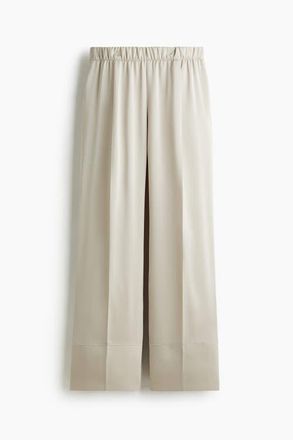 H&M Pull-on Trousers in Light Beige at Nordstrom, Size Xx-Large