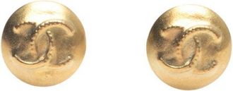 Chanel Plating Clip Earrings (Pre-Owned)