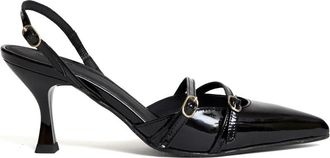 Alohas Joelle Pumps - Dames - Pumps - Zwart - 36 EU - Leer - Schoenen