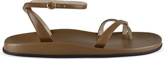 The Row Hugh sandalen Bruin