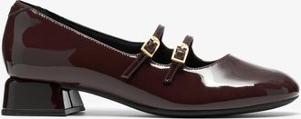 Clarks Daiss30 Shine Burgundy Patent