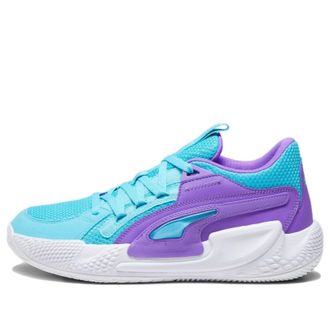 Puma Court Rider Chaos Bright Aqua Purple Glimmer 379013-06