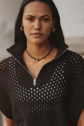 Varley Cotton Gaines Half-Zip Knit Pullover