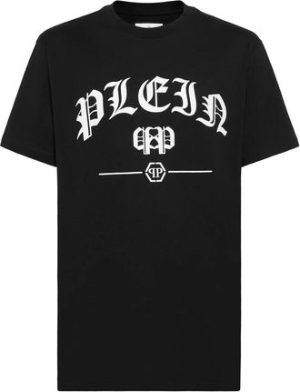 Philipp Plein T-Shirt Ronde Hals Tattoo - Heren - T-shirts - Zwart - 3XL - Katoen - Tops