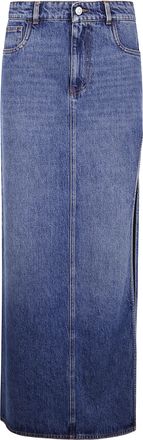 Coperni Garter Belt Denim Skirt