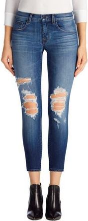 J Brand Crop Skinny Jeans in Decoy Destruct at Nordstrom Rack, Size 25