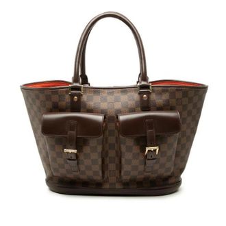 Louis Vuitton Pre-owned Manosque GM - Dames - Vintage Shopper - Bruin - ONE Size - Leer - Vintage