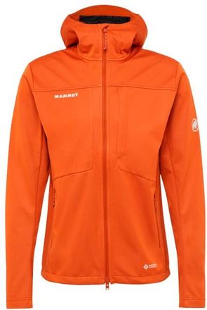 Mammut Ultimate VIII Softshell Hooded Jacket Softshelljacke f&uuml;r Herren | rot/orange
