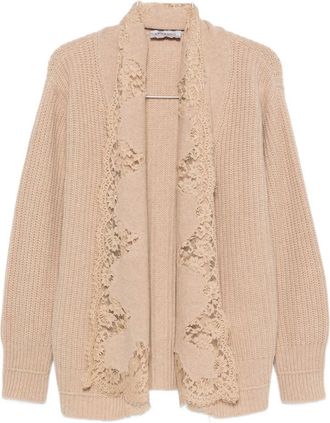 Ermanno Scervino katoenen vest met kanten rand