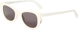Off-white Off White Vierkante zonnebrillen met UV-bescherming voor dames (Wit)
