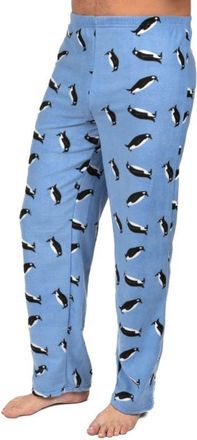 Leveret Mens Fleece Printed Holiday Pajama Pants in Penguin at Nordstrom, Size Xx-Large