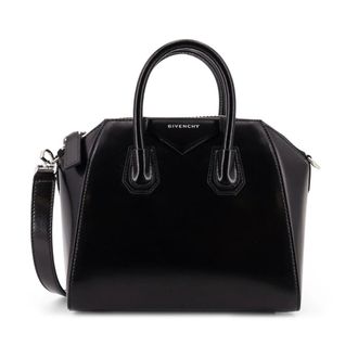 Givenchy Antigona Mini Leather Shoulder Bag - female - Givenchy - Handbags - Black - ONE SIZE - Bags