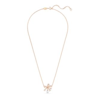 Swarovski Volta Small Bow Necklace - Dames - Kettingen - Roze - ONE Size - Accessoires