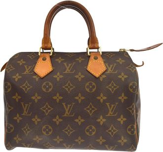 Louis Vuitton Speedy Monogram Canvas Brown Canvas Handbag (Pre-Owned)