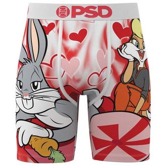 PSD Mens Graphic Briefs - White/Red Size XL