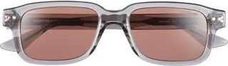 Montblanc 53mm Square Sunglasses in Grey Grey Brown at Nordstrom Rack
