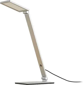 Lucande L&aacute;mpara De Mesa Led resi En Gris Aluminio - Lucande