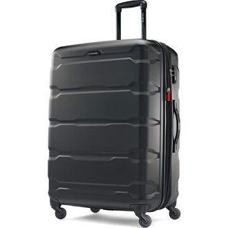 Samsonite Omni PC Checked-Large 28-Inch Hardside Expandable Luggage with Spinner Wheels in Black at Nordstrom