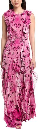 Marchesa Printed Maxi Dress