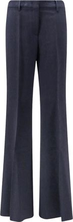 Etro Paisley Jacquard Broek - Dames - Wijde Broeken - Zwart - M - Wol - Broeken