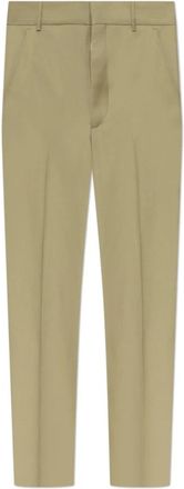 Kenzo Suit Trousers, male, Green, Size: W44 Wool Trousers