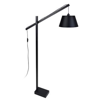 Tosel L&aacute;mpara para escritorio,negro a180xd80xp 80cm
