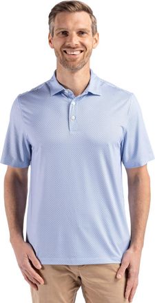 Cutter & Buck Pike Eco Diamond Dot Print Recycled Mens Polo