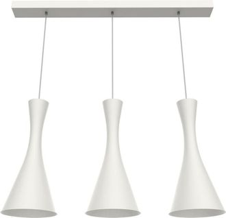 Lumicom Jaqueline L&aacute;mpara De Techo Lineal Blanco Hoja