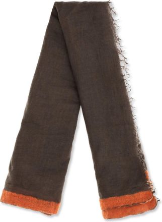 Mirror in the Sky Womens Gran Souffl&eacute; Semi-Felted Scarf Compost & Confit Kashmir-Capra Hircus Kashmir/capra Scarfs
