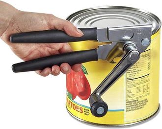OEM Mango Largo Recubierto De Goma + Con Manual, Abrebotellas / Abrelatas / Herramienta Multiusos, La Cocina, El Comercio Y La Apertura De Establos