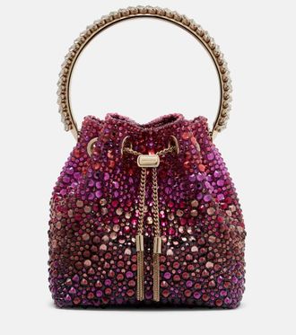 Jimmy Choo London Secchiello Bon Bon con cristalli