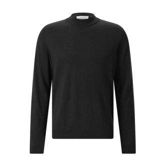 Roberto Collina Heren, Truien, Zwart, Maat: 4XL Wol