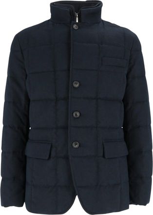 Fay Giacconi Quilted Stand Collar Jacket