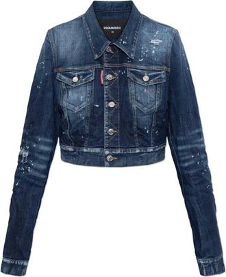 Dsquared2 Mujer, Chaquetas, Azul, Talla: 3XS